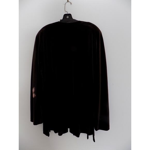 Linda Allard Ellen Tracy velvet jacket and pants set size 16 NWT - Picture 5 of 12